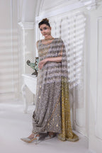 NOOR-JAHAN (Duble shade gray+gold)