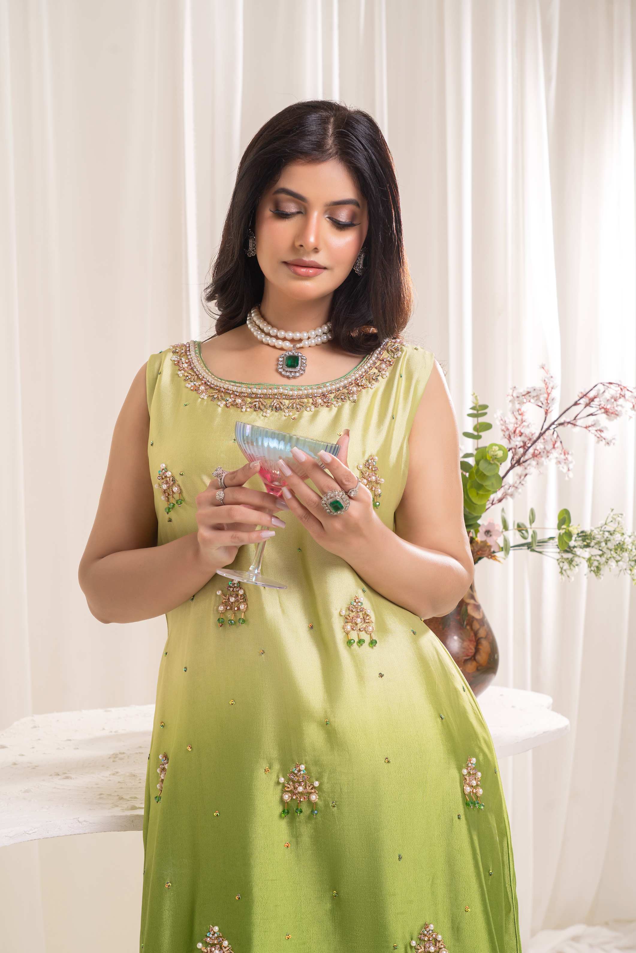HASEEN (double shade green)
